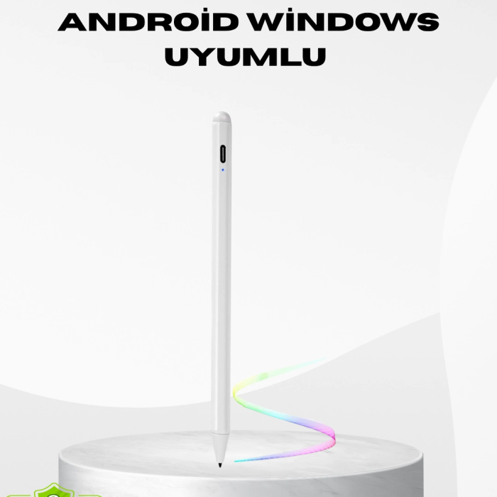 Type-c Şarjlı Dokunmatik Kalem – İpad, İphone Ve Android Uyumlu, Sessiz Çalışan