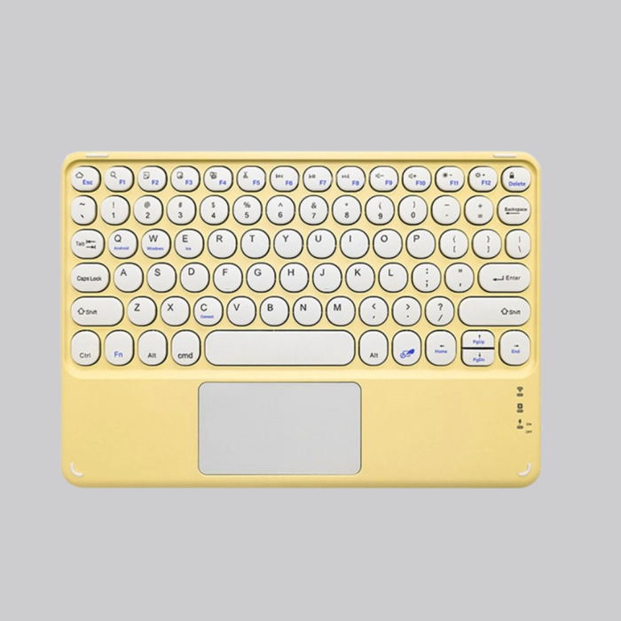 Bluetooth Klavye – Kablosuz, Sessiz Tuşlu, Android İos Windows Uyumlu, Kompakt Taşınabilir Tasarım