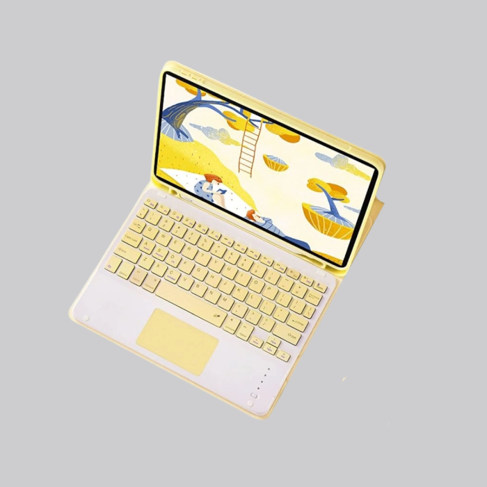 Bluetooth Klavye – Kablosuz, Sessiz Tuşlu, Android İos Windows Uyumlu, Kompakt Taşınabilir Tasarım