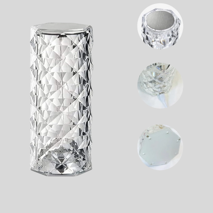 Kristal Rgb Led Masa Lambası – Renkli Kumandalı Işık, Dekoratif Ve Enerji Tasarruflu