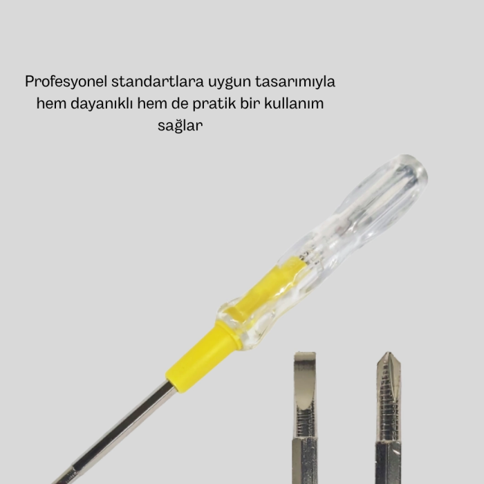 Neon Işıklı Elektrik Kontrol Kalemi