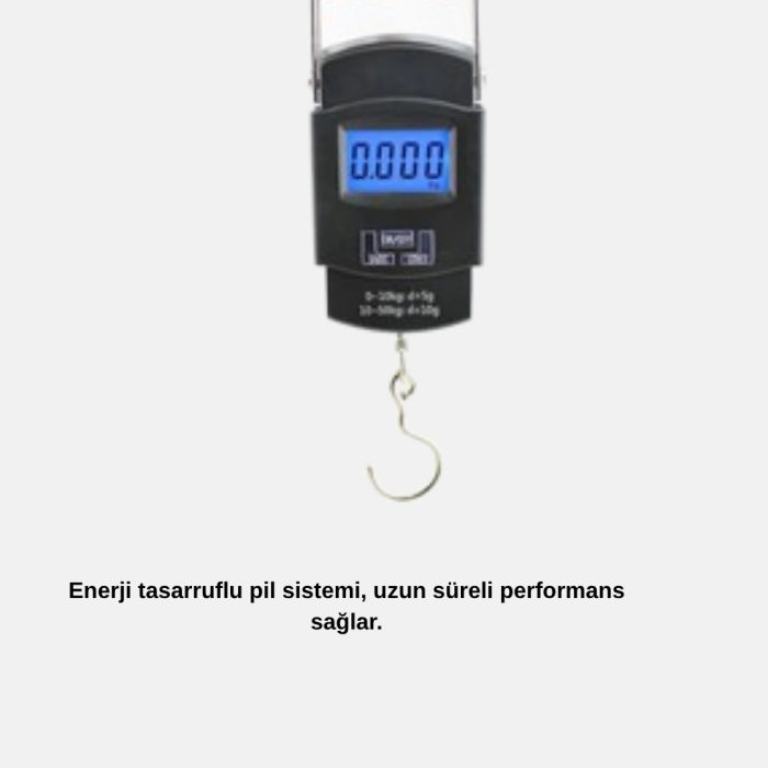 Dijital El Kantarı – 50 Kg Taşıma Kapasiteli, Taşınabilir Hassas Tartı
