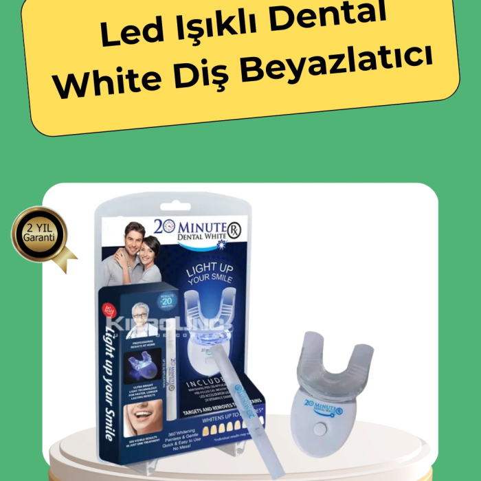 20 Dakikada Hızlı Etkili Diş Beyazlatıcı Cihaz