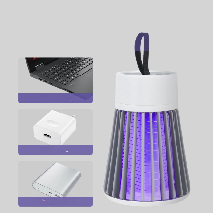 2’si 1 Arada Led Işıklı Elektrikli Böcek Öldürücü