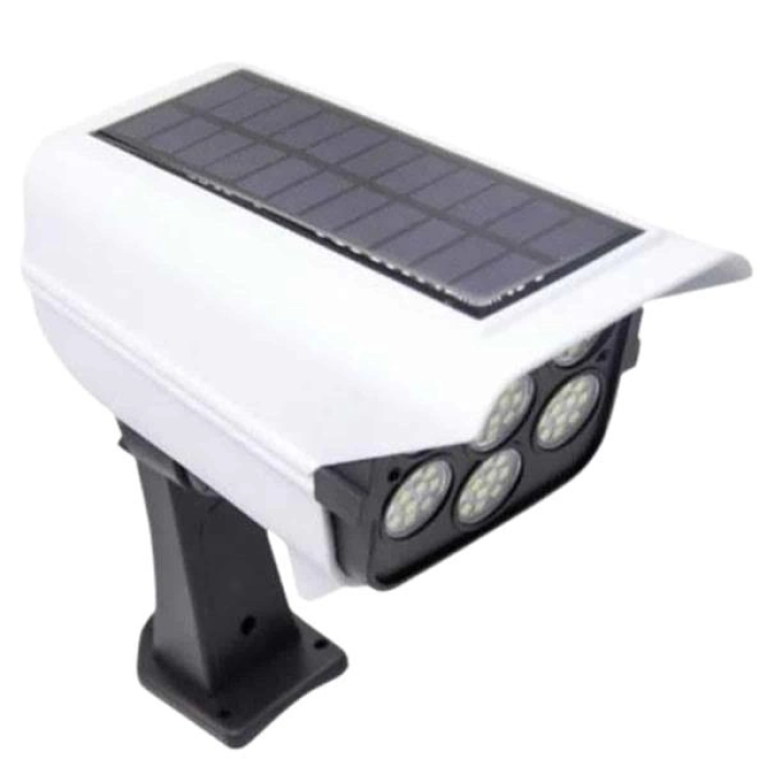 Solar Bahçe Aydınlatması Hareket Sensörlü Uzaktan Kumandalı Kamera Görünümlü