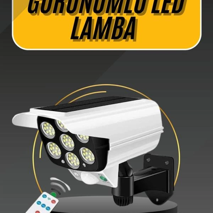 Led Lamba-güneş Paneli Destekli Uzaktan Kumandalı Solar Led Lamba