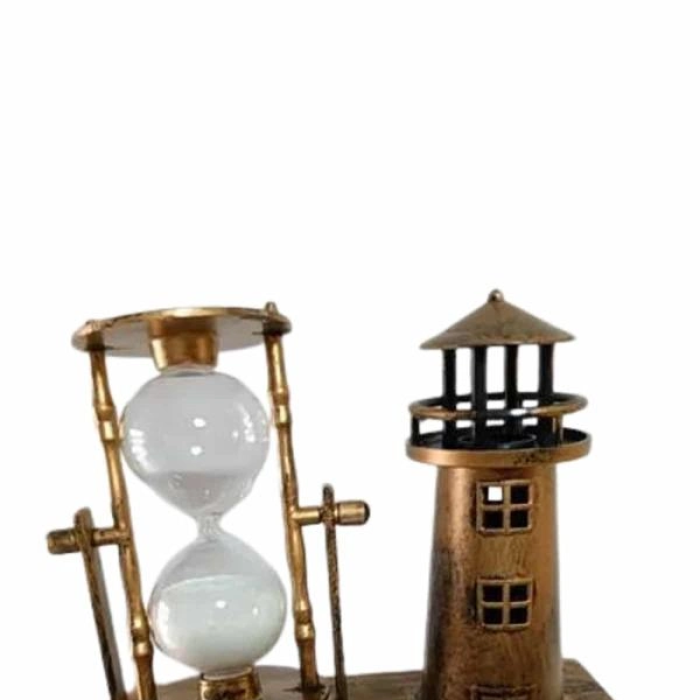 Eyfel Kulesi Ve Deniz Feneri Dekoratif Masa Biblosu Hediyelik