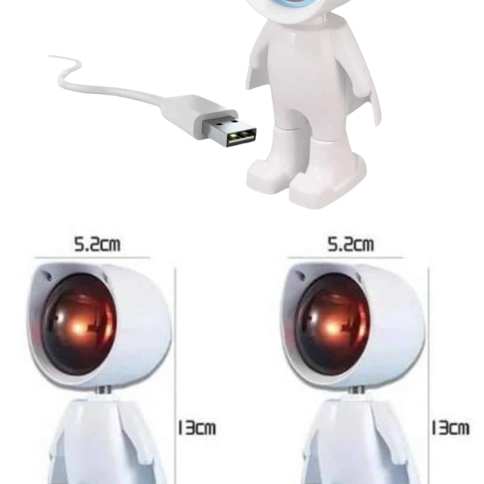 Astronot Işık Projektörü Gökkuşağı Projeksiyon Gece Lambası Hediyelik