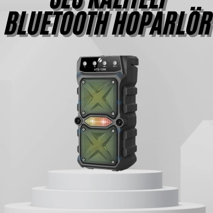 Bluetooth Hoparlör Yüksek Ses Kaliteli Büyük Boy Çift Çıkışlı Ses Bombası