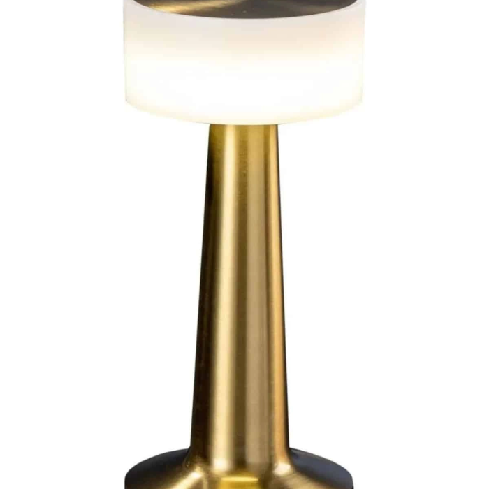 Kablosuz Renkli Masa Ve Gece Lambası Altın Rengi Dokunmatik Led Lamba