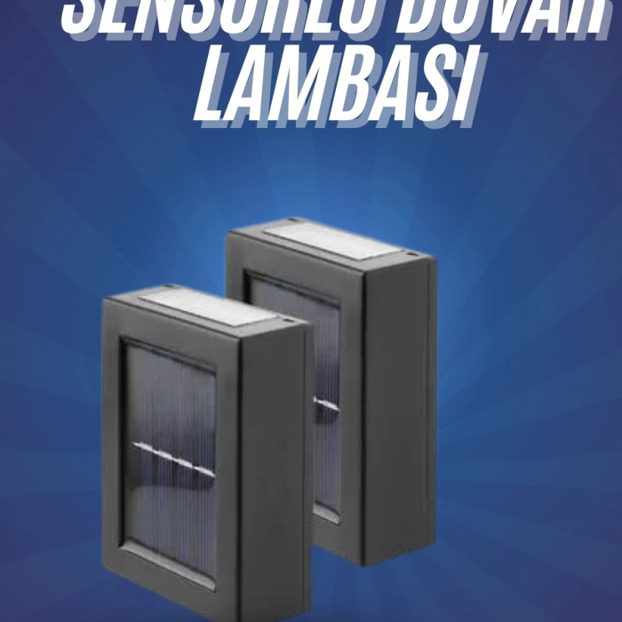 Yeni Model Solar Çift Taraflı Duvar Lambası Dekoratif Duvar Lambası