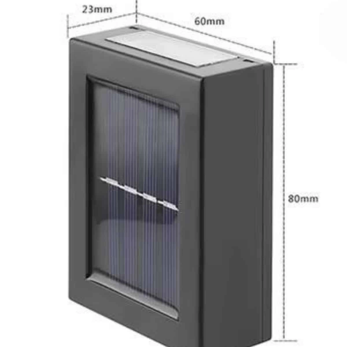 Yeni Model Solar Çift Taraflı Duvar Lambası Dekoratif Duvar Lambası