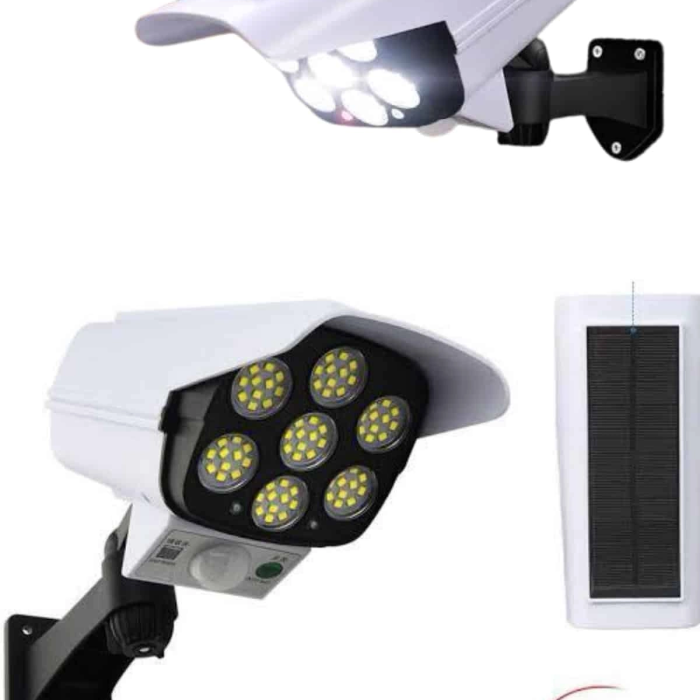 Solar Bahçe Lambası Uzaktan Kumandalı Kamera Görünümlü Hareket Sensörlü