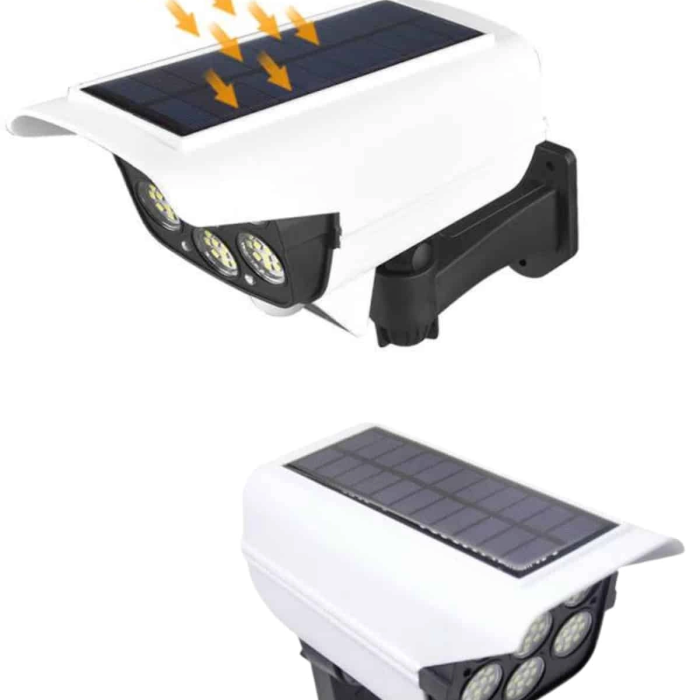 Solar Bahçe Lambası Uzaktan Kumandalı Kamera Görünümlü Hareket Sensörlü