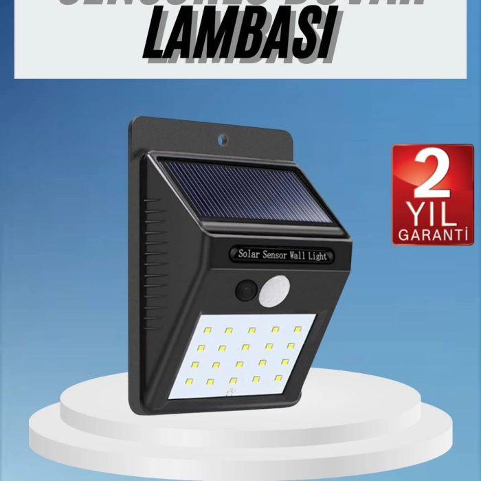 Dekoratif Lamba Güneş Enerjili Aydınlatma Dış Mekan Lambası