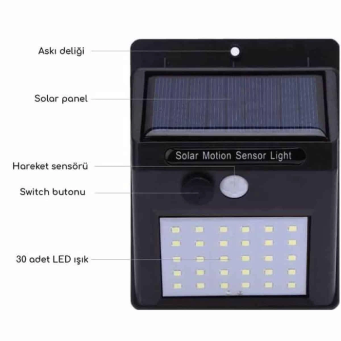 Dekoratif Lamba Güneş Enerjili Aydınlatma Dış Mekan Lambası