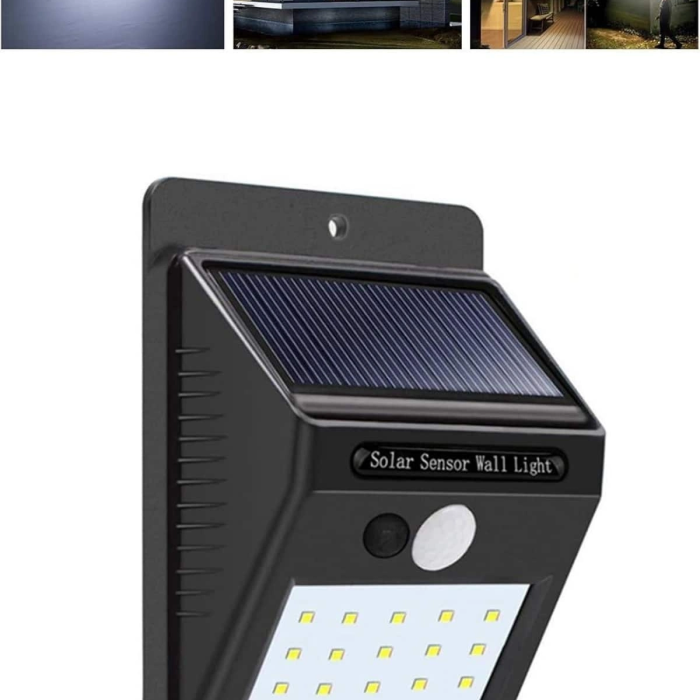 Solar Dekoratif Lambası Sensörlü Led Işık Bahçe Aydınlatma