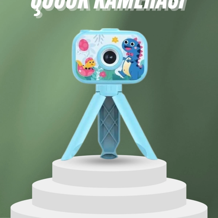 Çocuklara Özel Ayaklı Mini Fotoğraf Makinesi Dijital Lcd Ekran