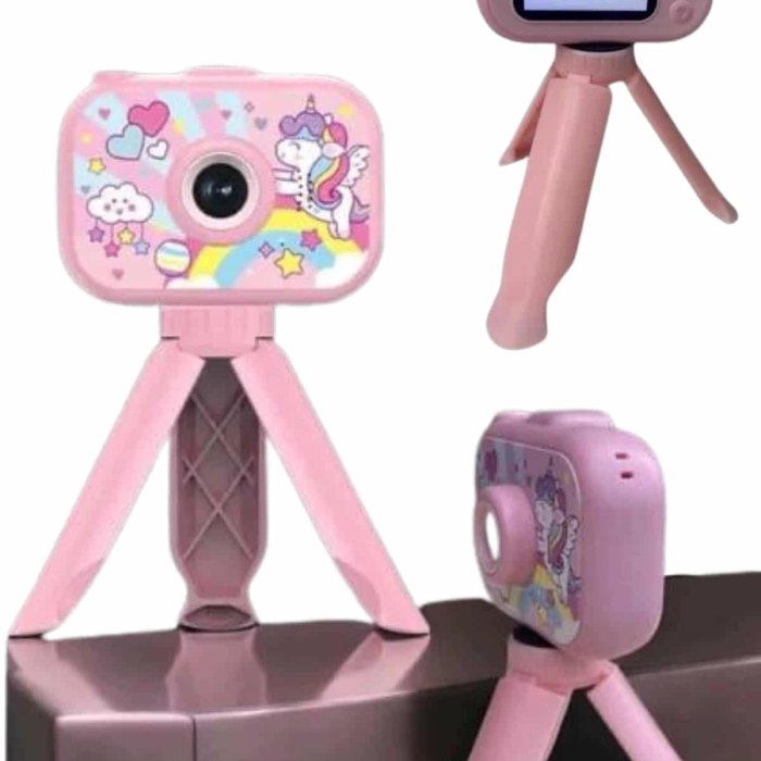 Çocuklara Özel Ayaklı Mini Fotoğraf Makinesi Dijital Lcd Ekran