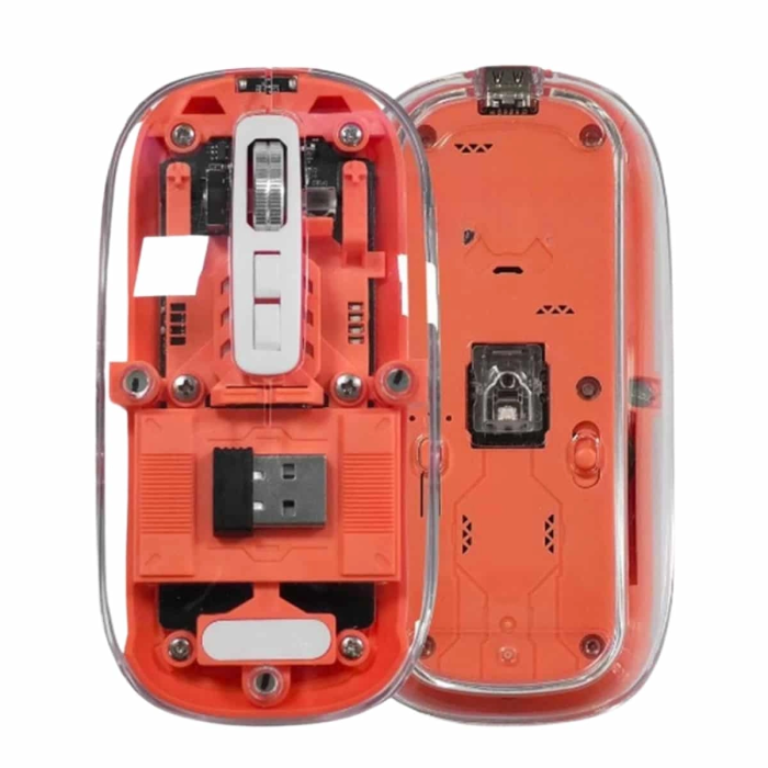 Kablosuz Mouse Fare Şarjlı Bluetooth Wireless Çift Modlu Sessiz