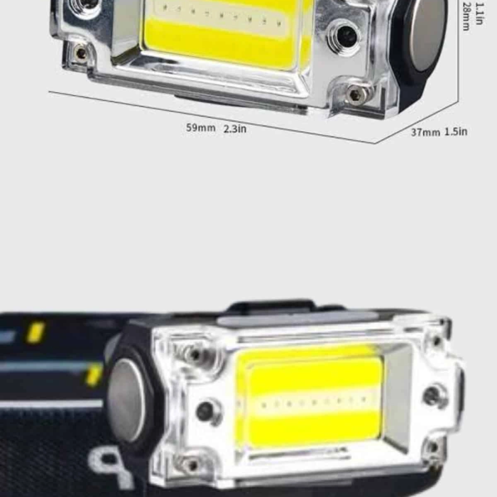 Sensörlü Kamp Lambası Ayarlanabilir Kafa Lambası Kafa Bantlı