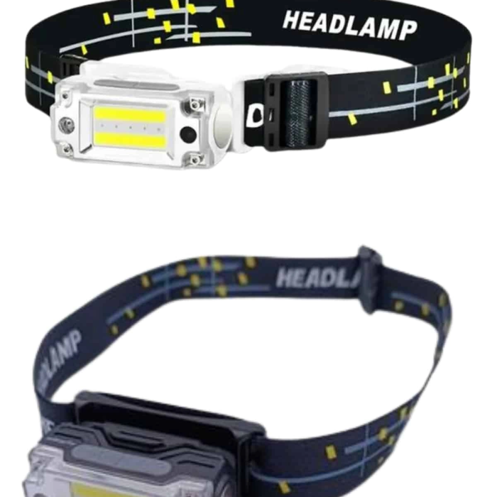 Sensörlü Kamp Lambası Ayarlanabilir Kafa Lambası Kafa Bantlı
