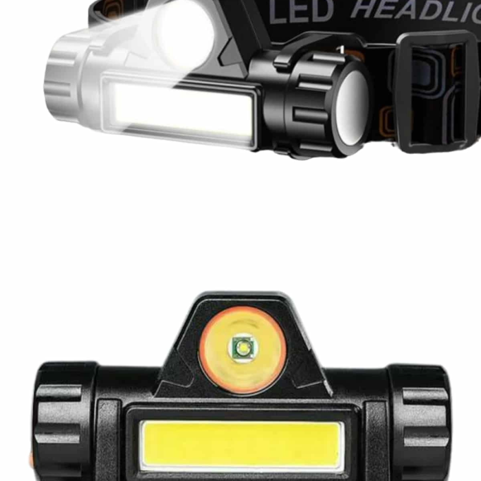 Kafa Lambası Çalışma Işığı Kafa Feneri Şarjlı Mıknatıslı Fenerli