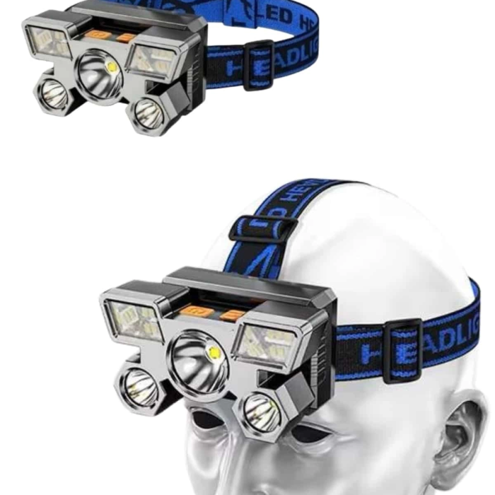 Kafa Lambası 800 Lümen 4 Mod Yüksek Işık Flaşörlü Şarjlı Led Lamba