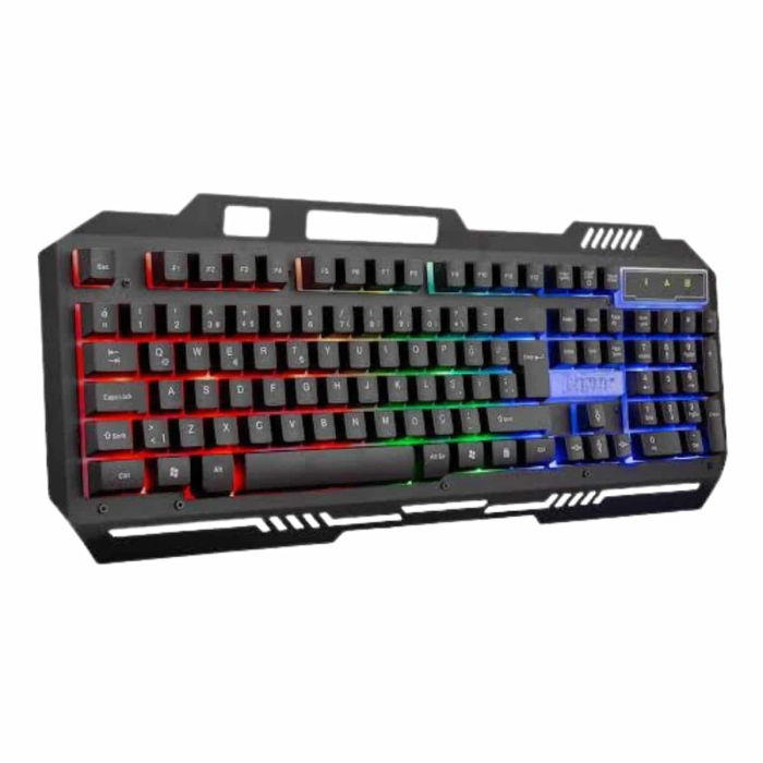 Işıklı  Q Klavye Mouse Seti Siyah   Klavye