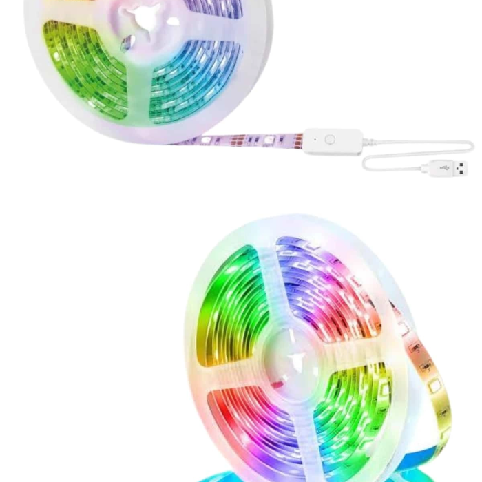 10m Şerit Led İç Mekan Renkli Rgb Şerit Led Kumandalı