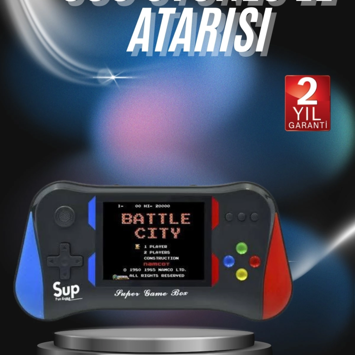 3.5 İnç 500ü 1 Arada Klasik Oyun Konsolu Nostalji Oyunlu Atari