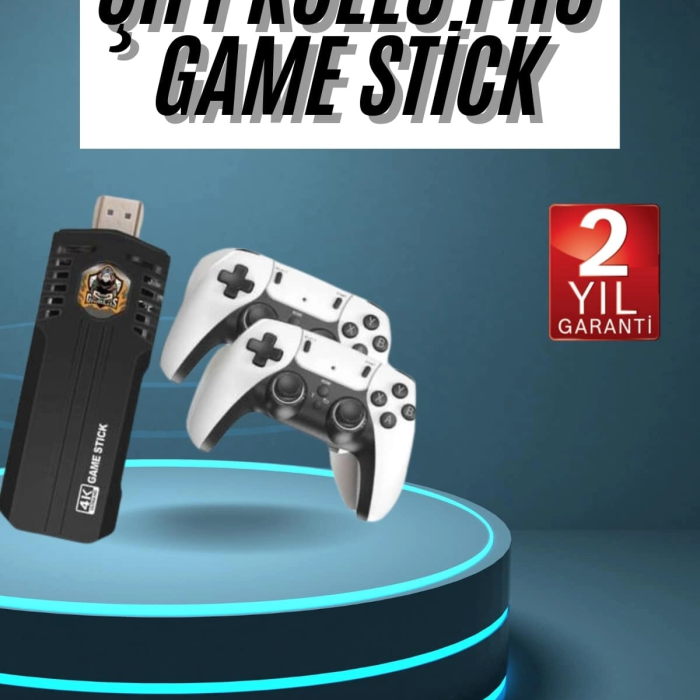 4k Kablosuz Çift Kol Retro Oyunlar 20000 Oyunlu Atari