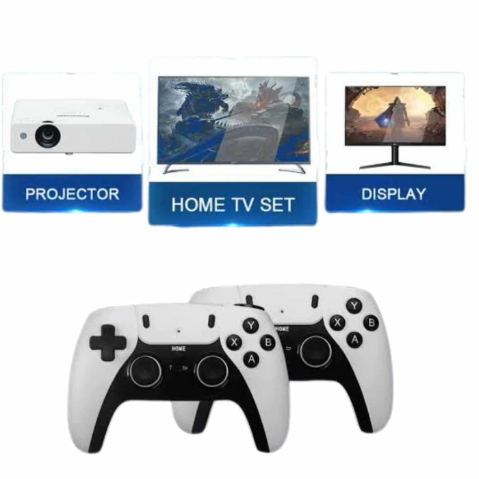 4k Kablosuz Çift Kol Retro Oyunlar 20000 Oyunlu Atari