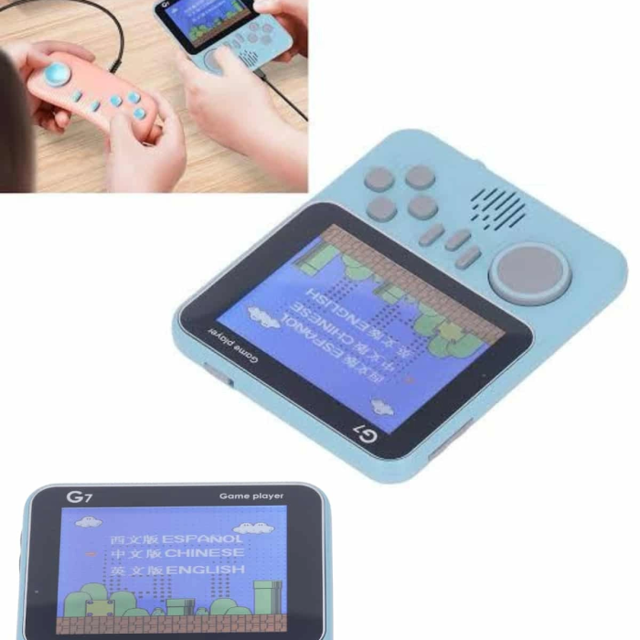 Çift Konsol 666 Adet Retro Oyun El Atarisi Taşınabilir 3.5 İnç Ekran