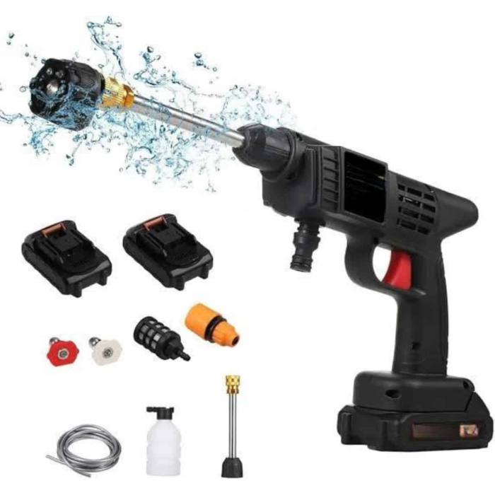 Bahçe Sulama Tabancası Makinesi Yüksek Basınçlı Akülü Yıkama Makinesi