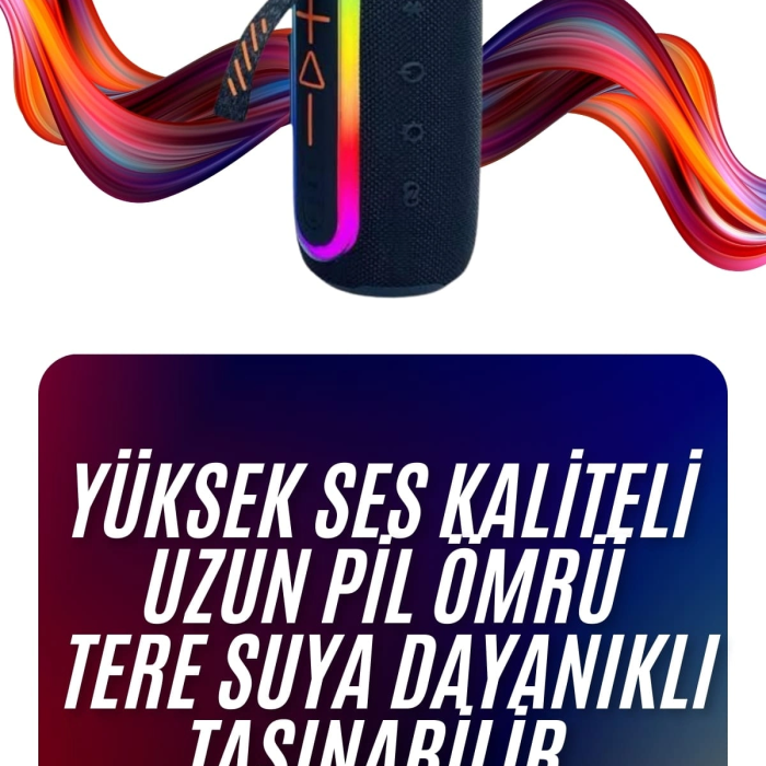 Bluetooth Hoparlör Uzun Pil Ömrü Taşınabilir Yüksek Ses Kaliteli