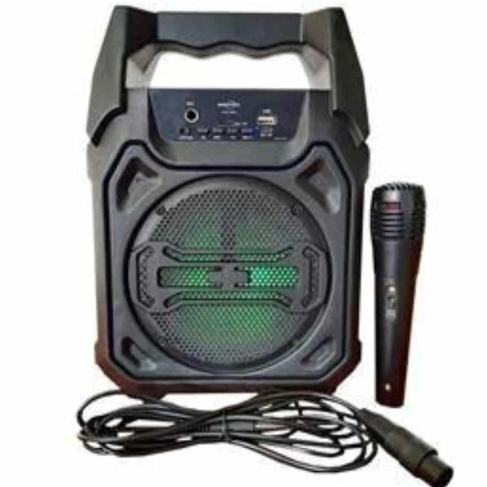 Bluetooth Hoparlör Led Işıklı Taşınabilir Kablosuz Speaker Uzun Pil Ömrü