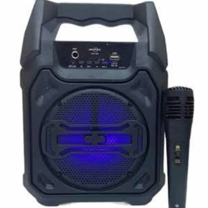 Bluetooth Hoparlör Led Işıklı Taşınabilir Kablosuz Speaker Uzun Pil Ömrü