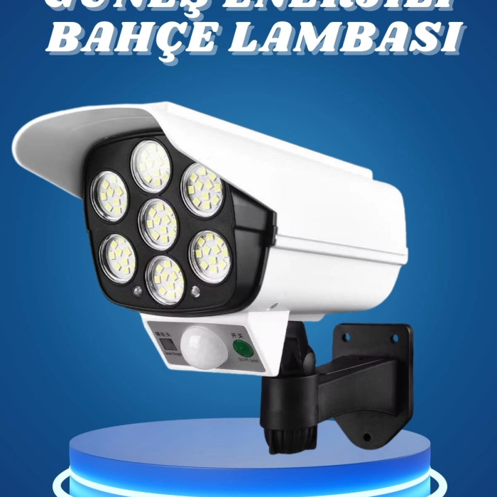 Bahçe Aydınlatması Hareket Sensörlü Led Aydınlatma Kamera Görünümlü