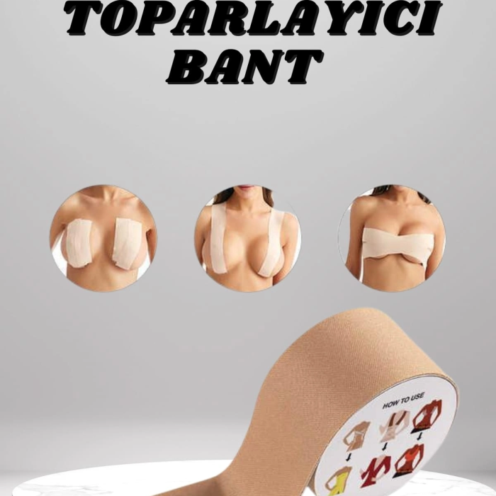 Toparlayıcı Ve Şekillendirici Göğüs Bandı Tere Ve Suya Dayanıklı Hassas Ciltlere Uygun
