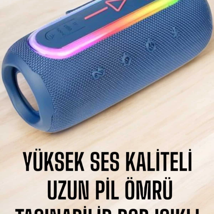 Kablosuz Bluetooth Hoparlör Uzun Pil Ömrü Taşınabilir