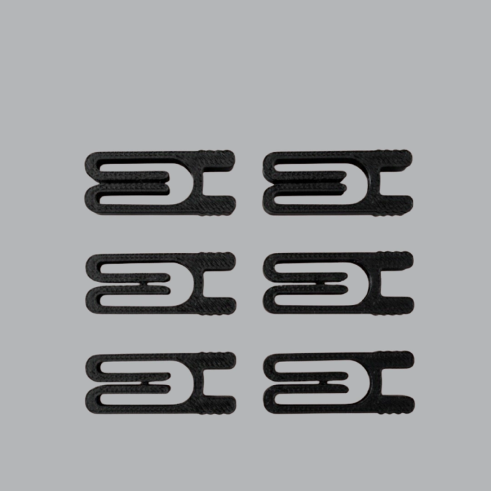 Tekrar Kullanılabilir Poşet Mandalı Siyah 6’lı Set