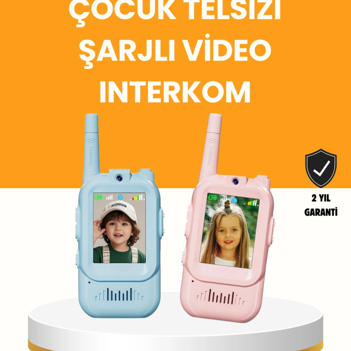 Uzun Menzilli Video Walkie Talkie Eğitici Ve Eğlenceli Oyuncak