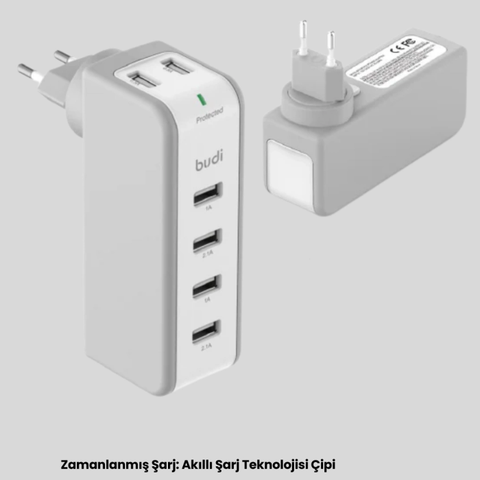 30w Type C Şarj Cihazı Zamanlayıcılı Çok Portlu Tasarım