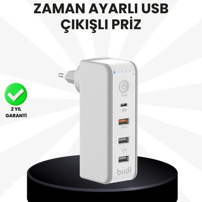 Akıllı Zaman Ayarlı Şarj Cihazı Güvenli Ve Enerji Tasarruflu