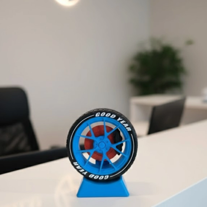 Modern Ofis Dekoru Jant Görünümlü Masa Üstü Aksesuar