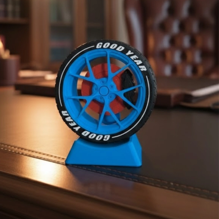 Jant Tasarımlı Ofis Dekoru Masa Üstü Dekoratif Aksesuar