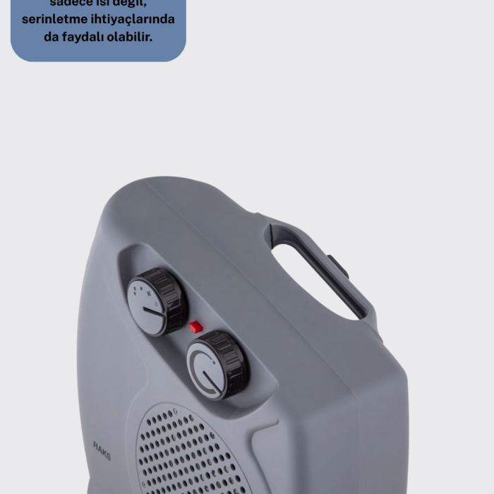 Güvenli Elektrikli Fanlı Isıtıcı Termostatlı Hızlı Isıtma