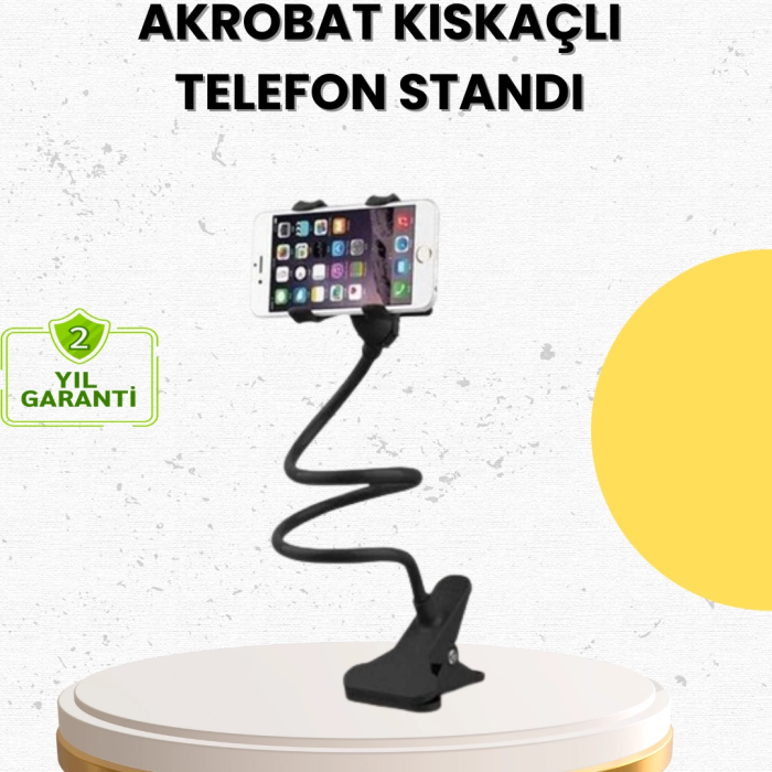 Masa Ve Araç İçi Kullanıma Uygun Akrobat Telefon Tutucu