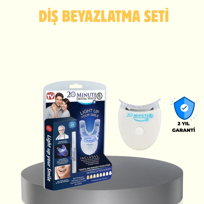 Led Işıklı Profesyonel Diş Beyazlatma Seti